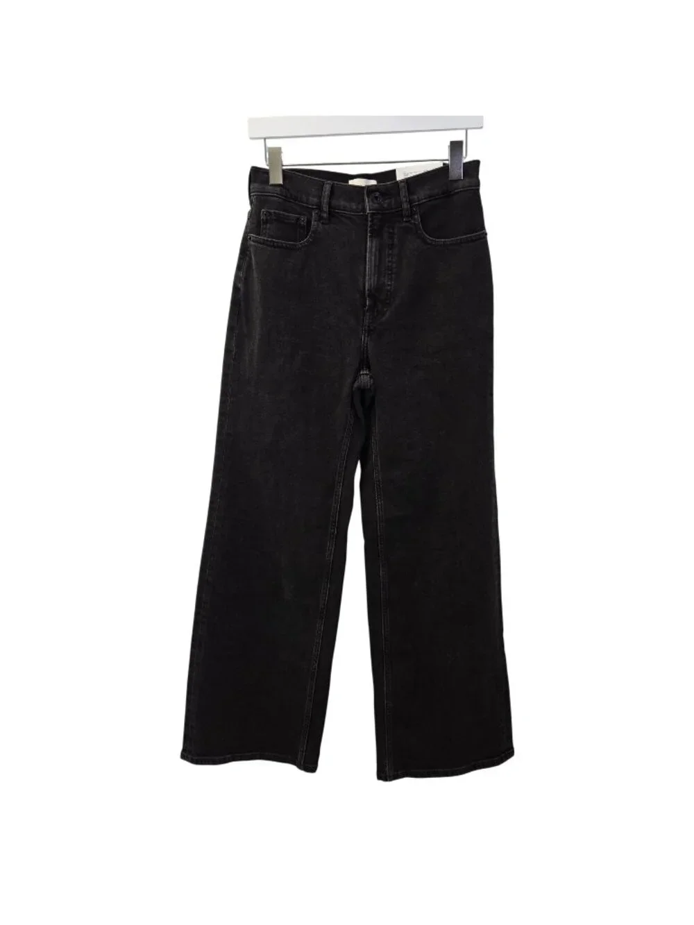NWT Everlane The Way High Sailor Jean in Washed Black Size 26